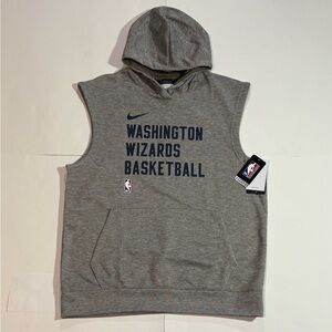 Nike NBA Engineered Washington Wizards Sleeveless Hoodie FB5992-04 men’s LT tall